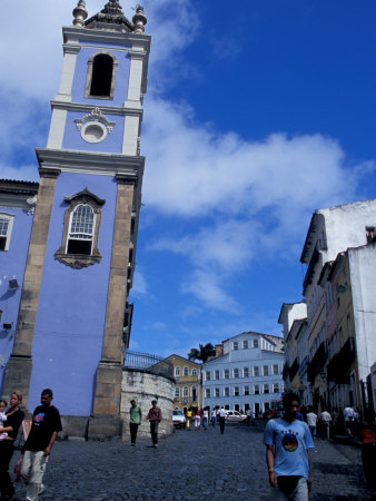 Pelourinho District, Igrejans Do Rosario Dos Pretos, lvador Da Bahia, Brazil