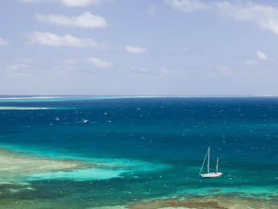 Amedee Islet Lighthouse view of the Pacific Ocean, New Caledonia