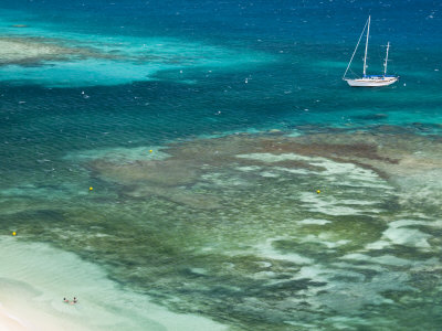 Amedee Islet Lighthouse view of the Pacific Ocean, New Caledonia