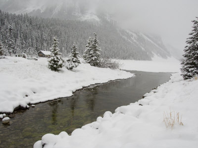 Winter Views Around Lake Louise, Alberta, Canada