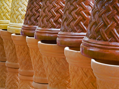 Pots For Sale at Market, San Miguel De Allende, Guanajuato State, Mexico
