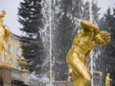 The Great Cascade Fountains, Peterhoff, St. Petersburg, Russia
