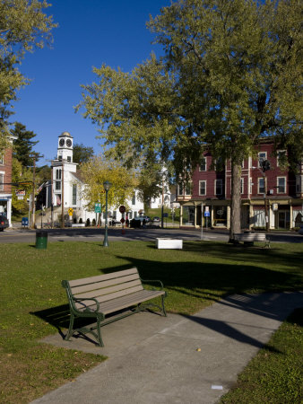 Downtown Whitefield, New Hampshire, USA