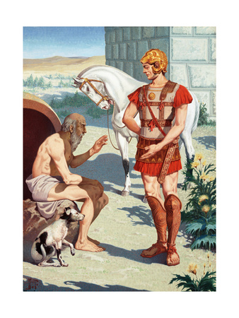 Alexander the Great Talks to the Philosopher Diogenes, the Cynic
