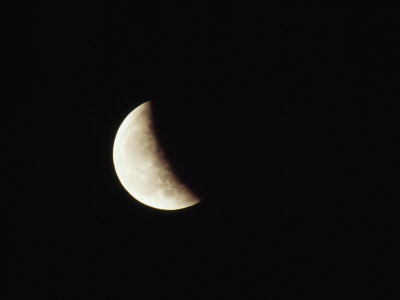 Full Moon Partial Eclipse, May 15, 2003 at Moon Rise over Oak View