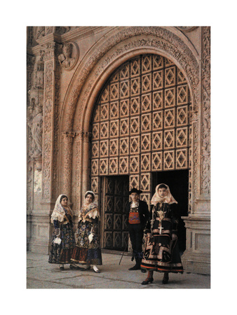 Charros, or Salamancan Peasants, Leaving Church