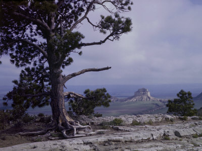 Buy Scenic View from Scotts Bluff of Mitchell Pass and Dome Rock at AllPosters.com