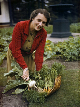 Woman Grows Vegetables in a Former Flower Garden