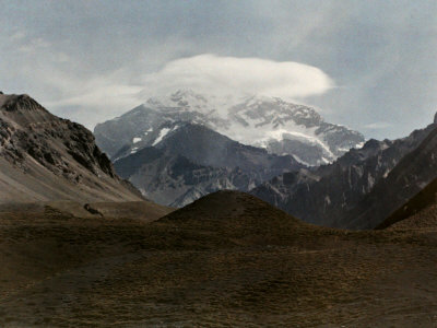 Clouds Rest Atop the Highest Point in the Western World, Aconcagua