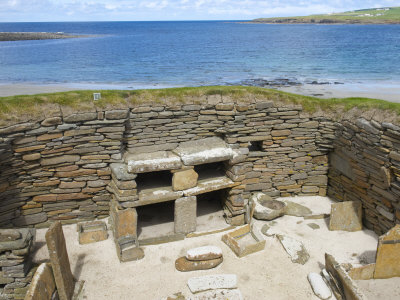 Excavated Neolithic Village Occupied from 3100 Bc to 2500 Bc Called Skara Brae
