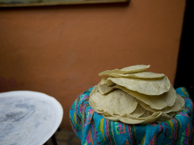 Handmade Tortillas at La Casa Del Pan Which Features in Local Food