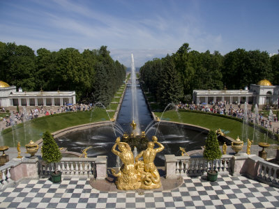 Fountains of the Peterhof Poster
