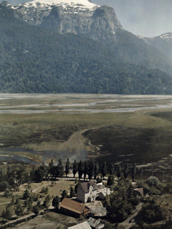 Aerial View of the Tiny Village, Peulla