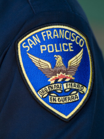 Shoulder Patch of a San Francisco Police Officer