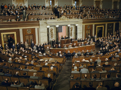 Buy Winston Churchill Addresses U.S. Congress in House Chamber at AllPosters.com