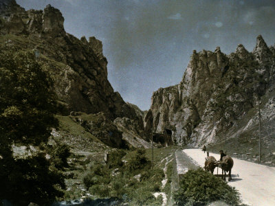 Buy Road in the Pass of Pancorbo Surrounded by Cliffs at AllPosters.com