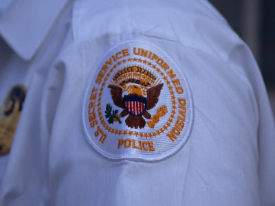 Arm Patch on Secret Service Uniformed Division Police Officer