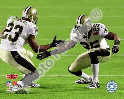 Reggie Bush & Pierre Thomas Super Bowl XLIV Celebration Poster