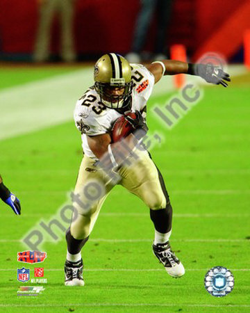 Pierre Thomas Super Bowl XLIV Poster