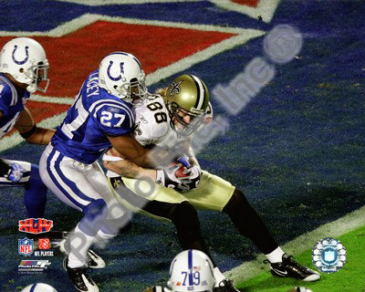 Jeremy Shockey Super Bowl XLIV Poster