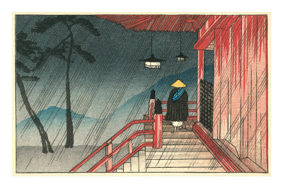 Japanese House in the Rain