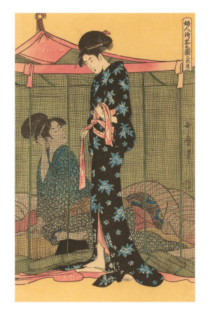Japanese Woodblock, Geishas