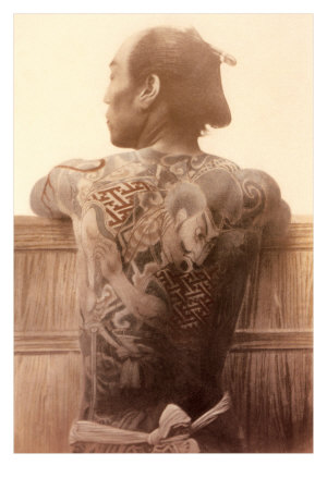 Yakuza with Tattooed Back