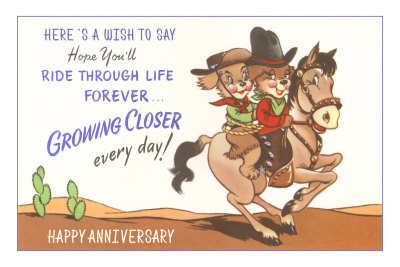 Happy Anniversary, Cartoon Horse