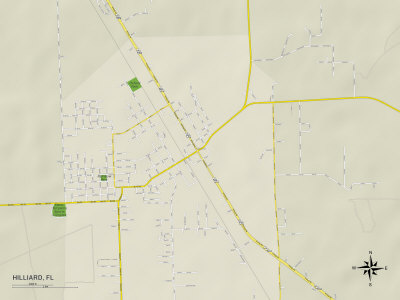 Political Map of Hilliard, FL