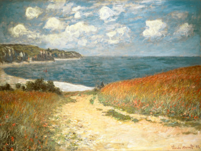 Buy Path Through the Corn at Pourville, c.1882 at AllPosters.com