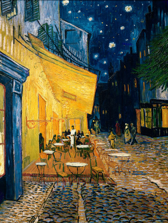 The Café Terrace on the Place du Forum, Arles, at Night, c.1888