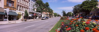 Buildings Along a Road, Canandaigua, Ontario County, New York State, USA