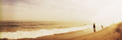 Tourists on the Beach, Rockaway Beach, Queens, New York City, New York State, USA