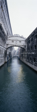 Bridge across the Canal, Bridge of Sighs, Rio Di Palazzo, Venice, Veneto, Italy