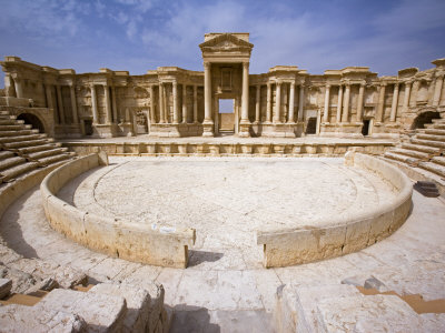 Theatre in the Spectacular Ruined City of Palmyra, Syria