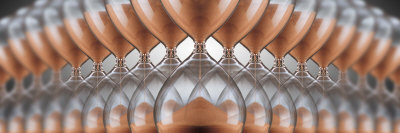 Close-Up of Hourglasses