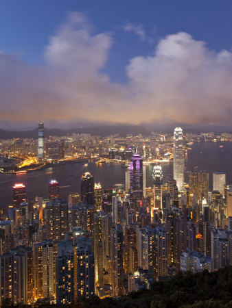 Hong Kong, View from Victoria Peak, China
