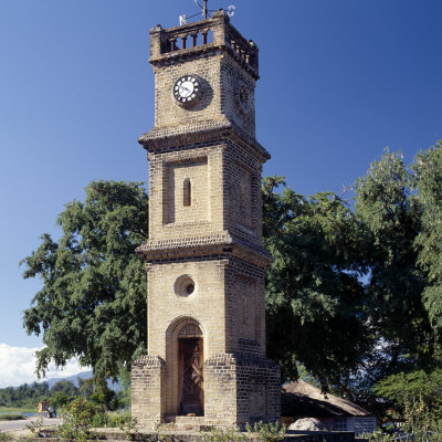 Buy Queen Victoria Clock Tower at Mangochi, Important 19th Century Slave Market Straddling Shire River at AllPosters.com