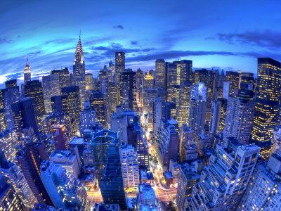 Chrysler Building and Midtown Manhattan Skyline, New York City, USA