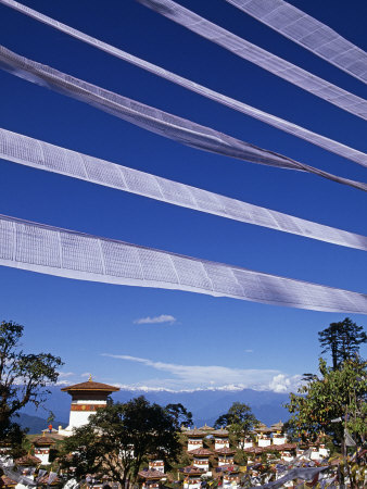 Dochu La, the Pass Is a Mystical Place with Views North to the Himalayas, Bhutan