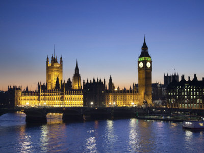 Big Ben and Houses of Parliament, London, England