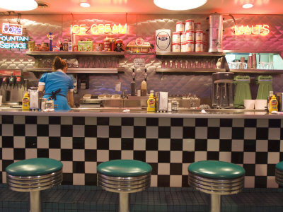 The 66 Diner Along Historic Route 66, Albuquerque, New Mexico