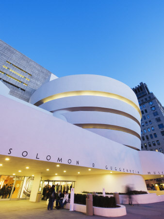 Solomon R. Guggenheim Museum, Built in 1959, Designed by Frank Lloyd Wright, Manhattan