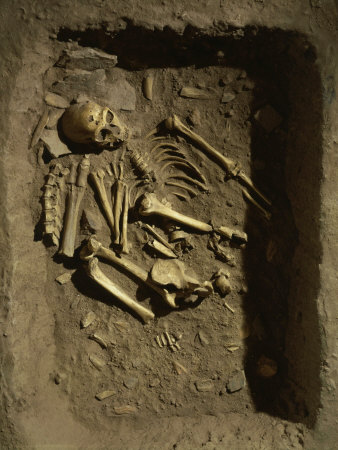 Neanderthal Tomb Burial, from La Chapelle aux Saints, France, 120,000-35,000 BC