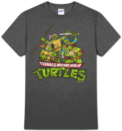 Teenage Mutant Ninja Turtles - TMNT Group (Slim Fit)