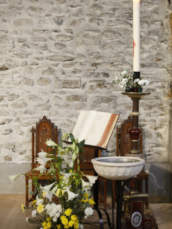 Easter Candle, Megeve, Haute Savoie, France, Euruope