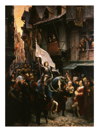 Entrance of Saint Joan of Arc, 1412-31, into Orleans, France