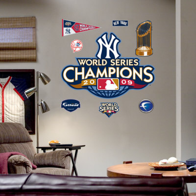 New York Yankees 2009 World Series Champions Logo Poster