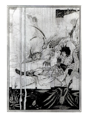 Now King Arthur Saw the Questing Beast and Thereof Had Great Marvel, from 'Le Morte D'Arthur'