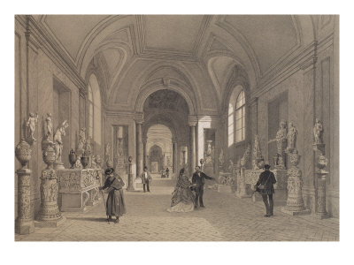 Vatican Museums, Gallery of Candelabra, Rome, Illustration from Album 